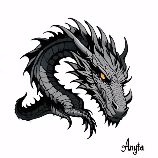 Name Anyta With A Dragon