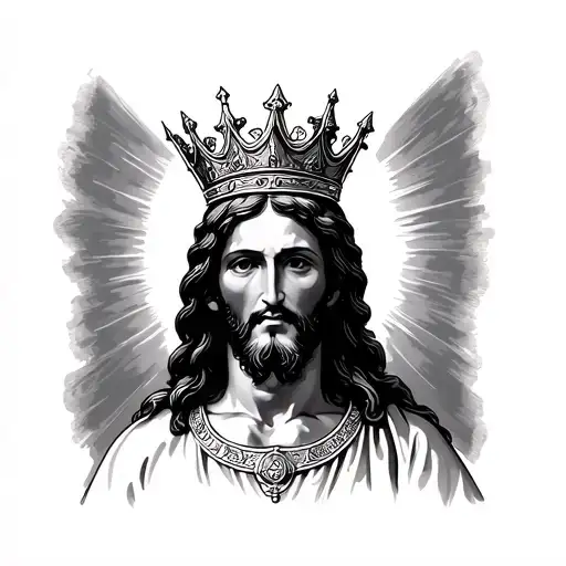 Jesus Christ With His Crown