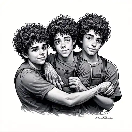Three Curly Boys Repair Work
