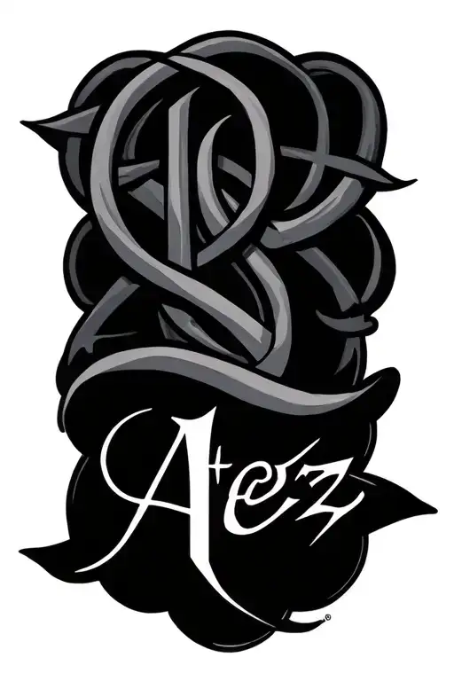 Ateez Logos Intertwined