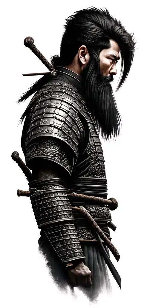 Photorealistic Samurai Warrior