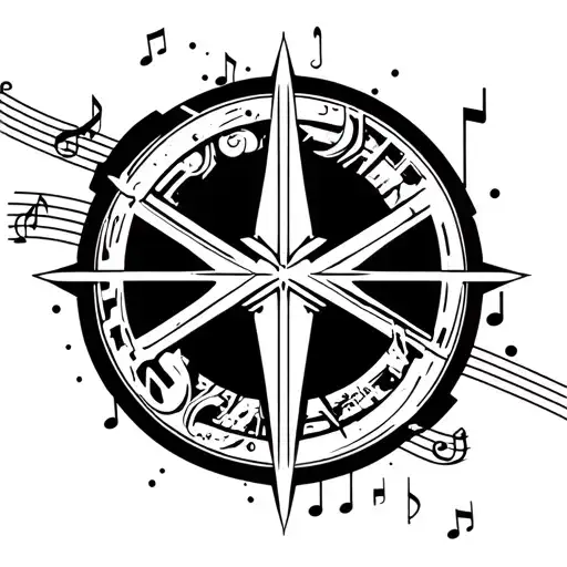 Star Wars Symbols On Shoulders Made Of Hidden Music Notation Within The Design