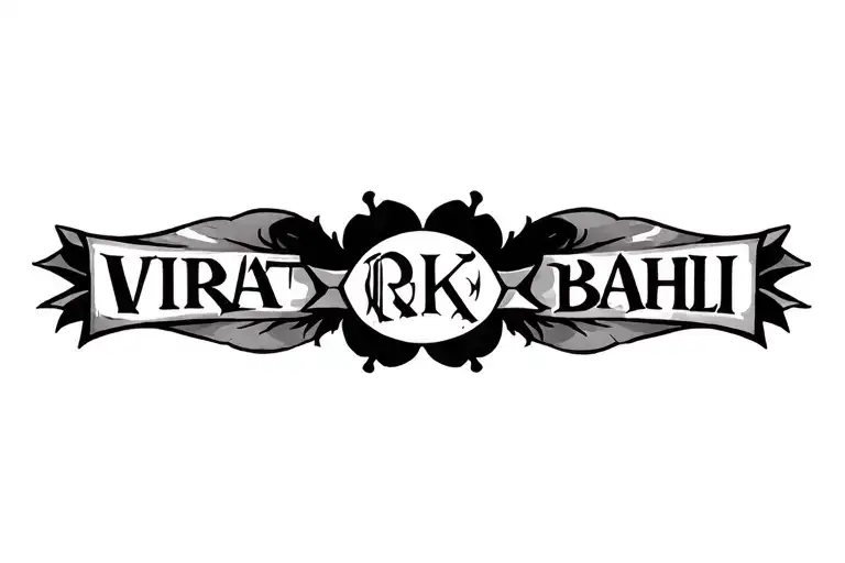 Virat Kohli Band Tattoo Design