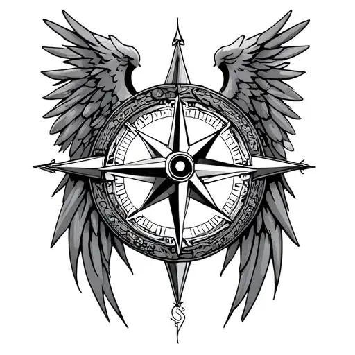 Compass Angel Demon