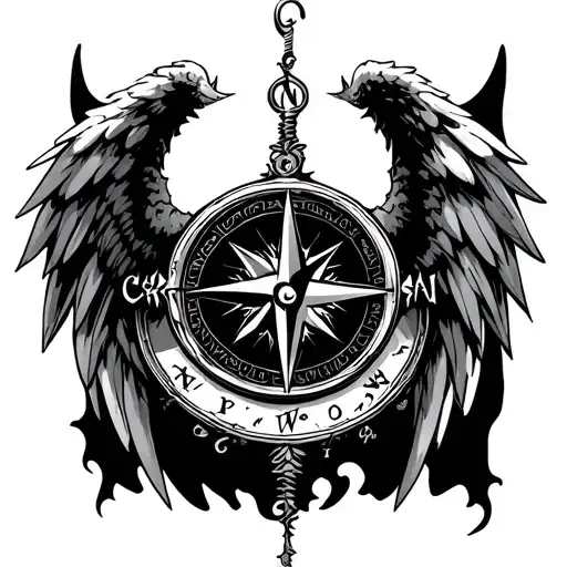 Compass Angel Half Demon
