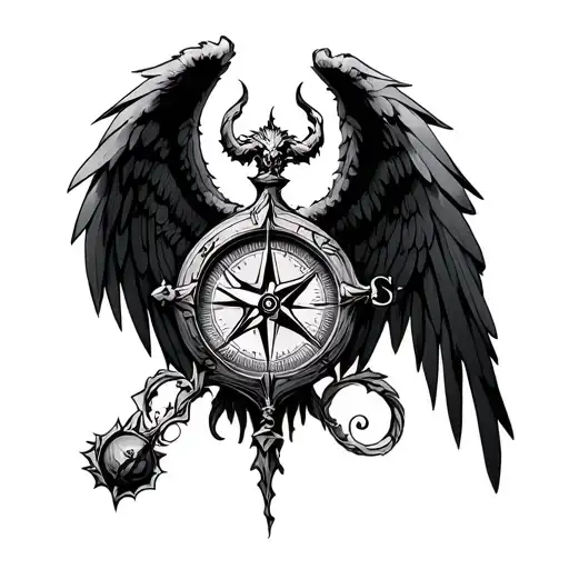 Compass Angel Half Demon