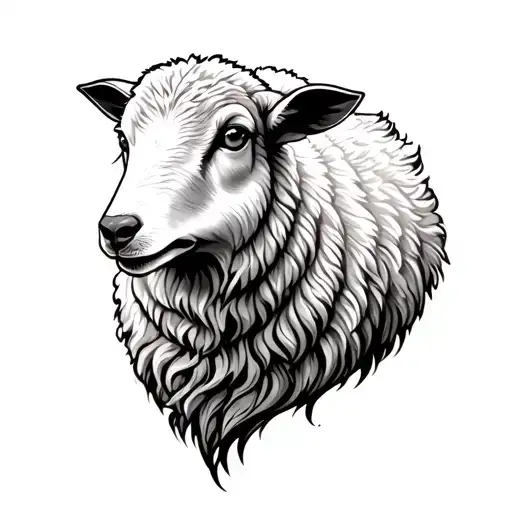 Sheep On Wolf Skin