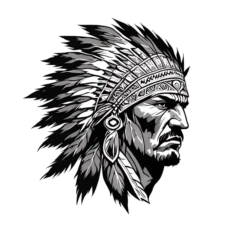 Tribal Indian Warrior