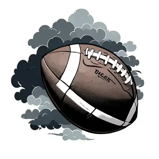 Football And Clouds