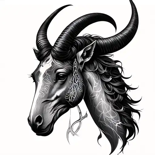 Capricorn Sagittarius Gemini Tattoo Featuring