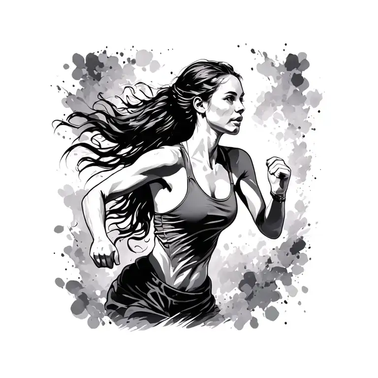Running Woman