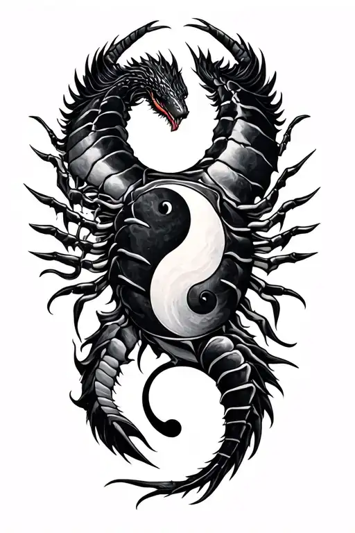 Scorpio And Yin And Yan