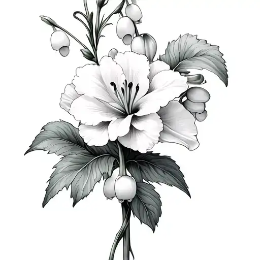 Carnation And Lily Of Valley