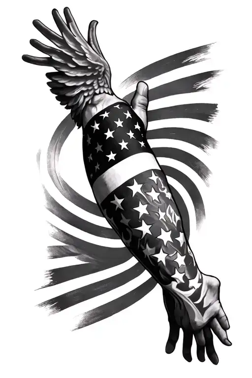 Patriotic Arm Sleeve