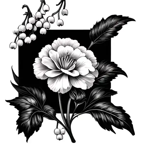 Carnation And Lily Of Valley