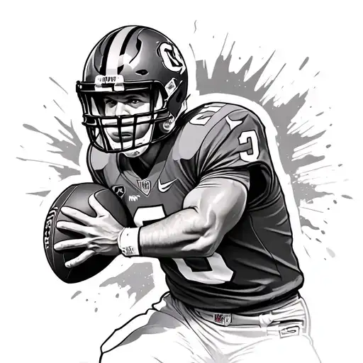 Football Player In Action