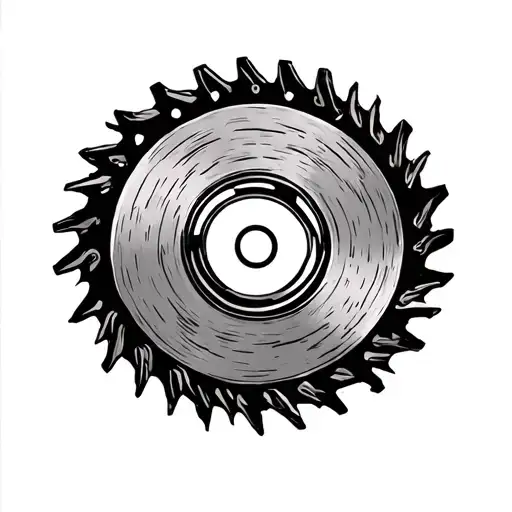 Saw Blade Stylized