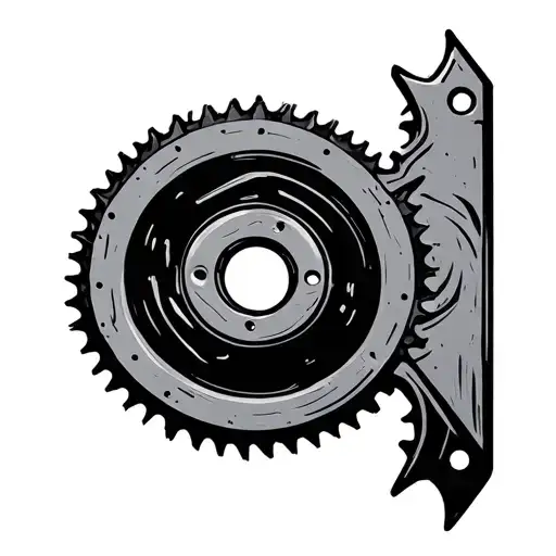 Saw Blade Stylized Version