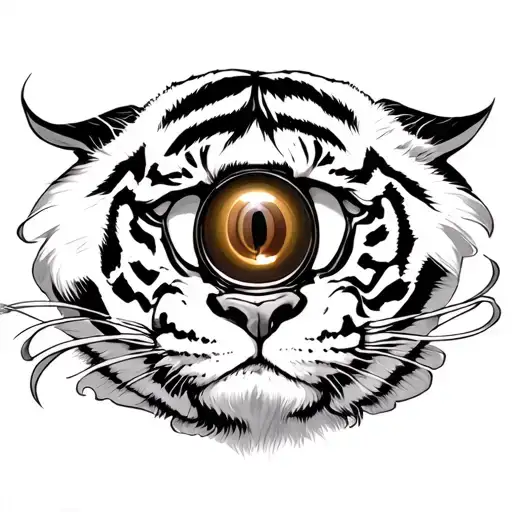 Rawson Name With Tiger Eye Inside