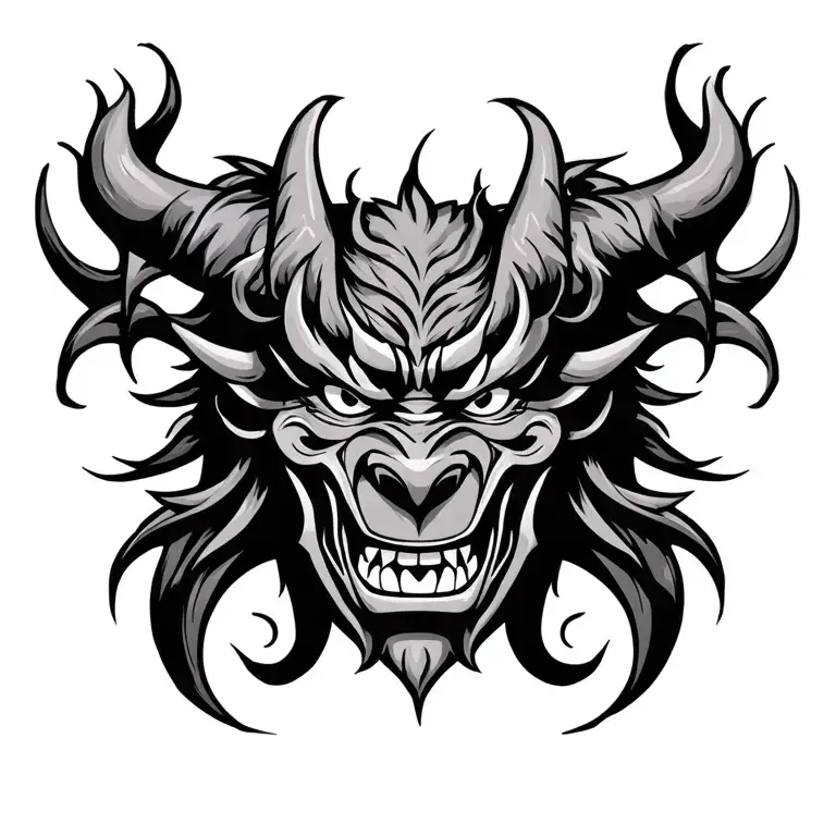 Oni Demon Mask