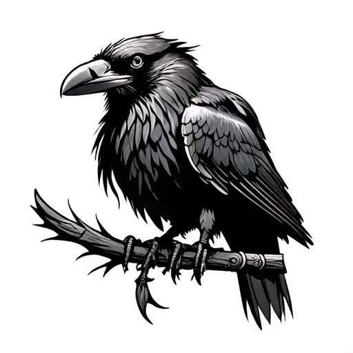 Black Raven Viking Theme