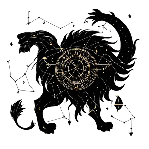 Libra Constellation With Leo Constellation And Pisces Constellation