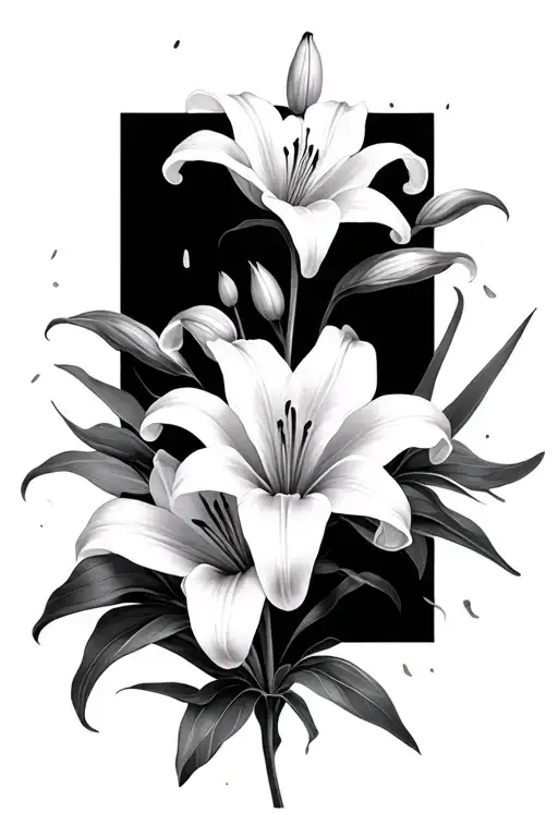 Lilies Scattered Throughout