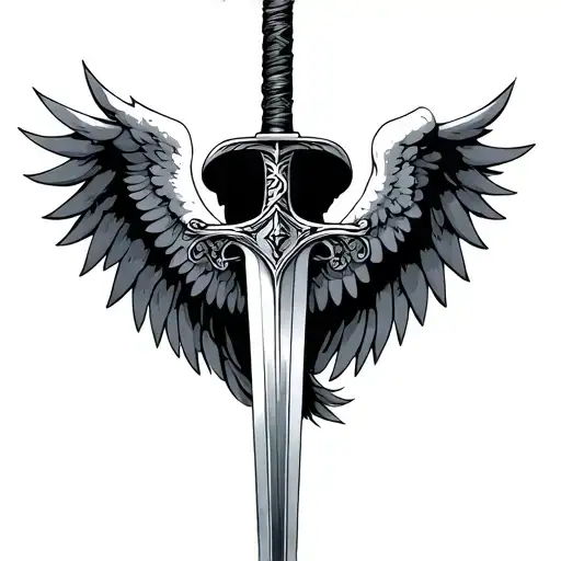 Sword With Angel Wings