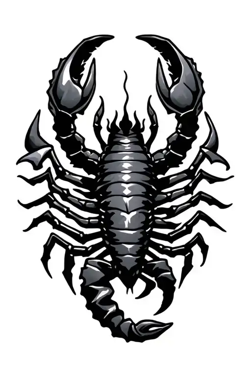 Tribal Scorpio Zodiac Sign