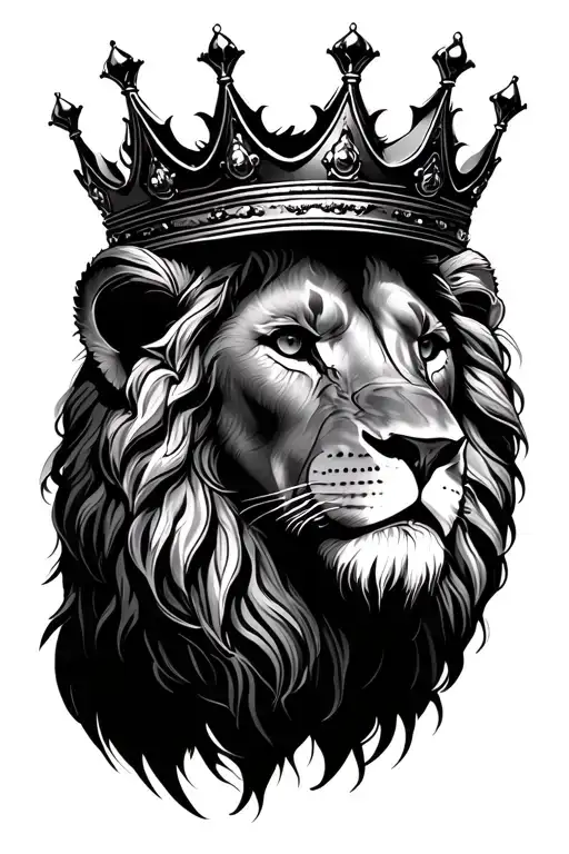 Lion With A Crown