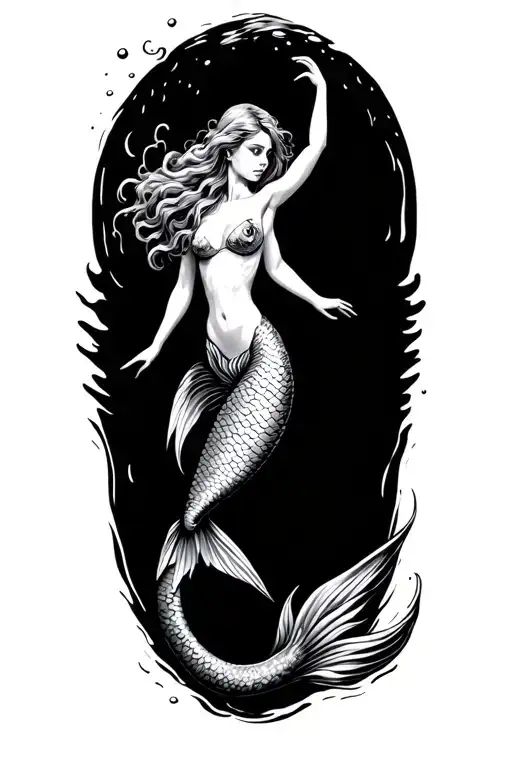 Mermaid Swimming