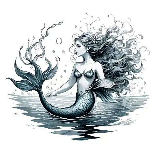 Mermaid Swimming