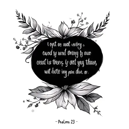 Psalms 23 Verse
