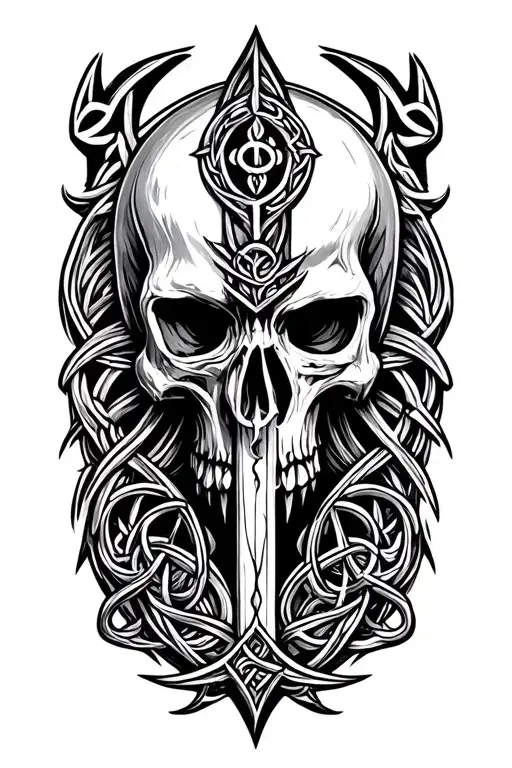 Death Syth Inspired Celtic Design