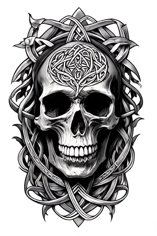 Subtle Realistic Death Celtic Theme With Shading