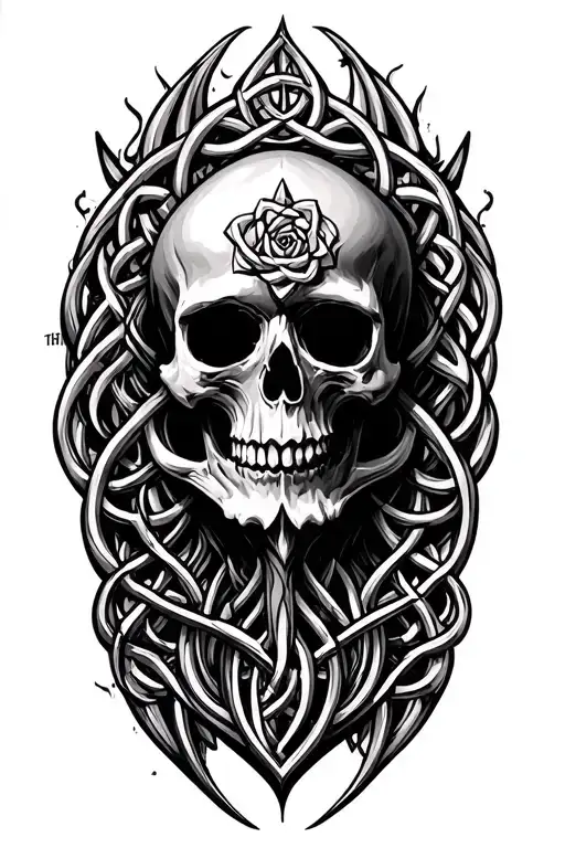 Subtle Death Celtic Theme With Shading