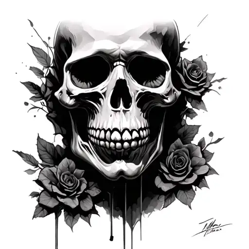 Skull Hiding Facial Features