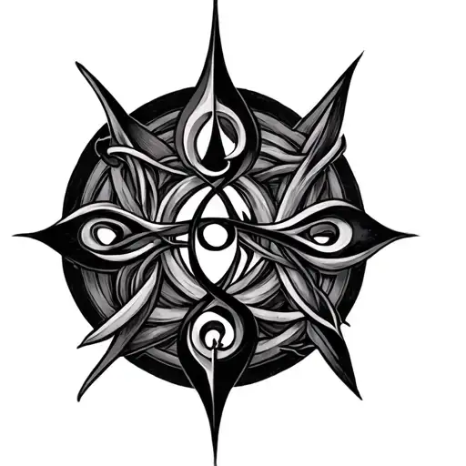 Enigma Cult Symbol Intertwined