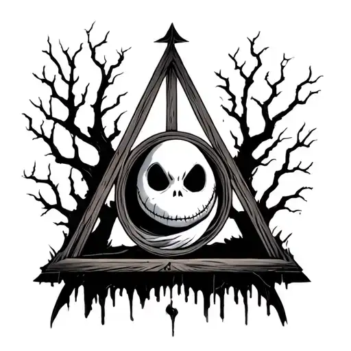 Nightmare Before Christmas X Harry Potter Deathly Hallows