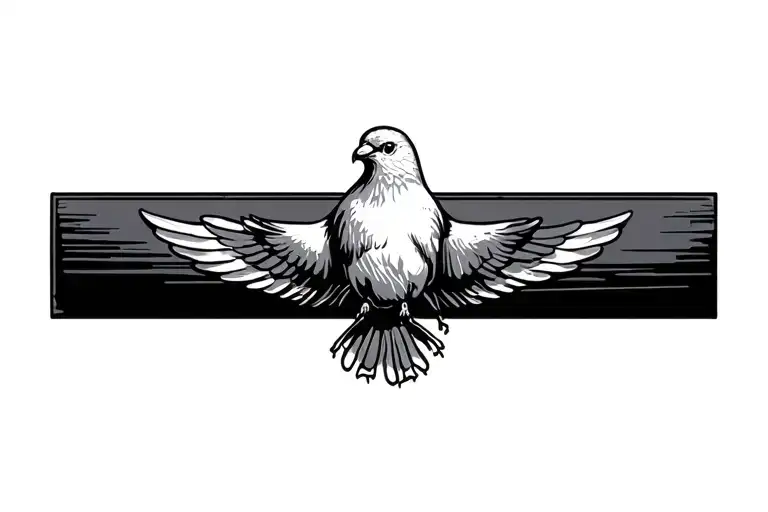 Peace Band With A Dove Beside