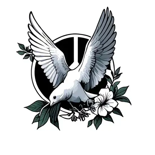 Peace Band With A Dove Beside