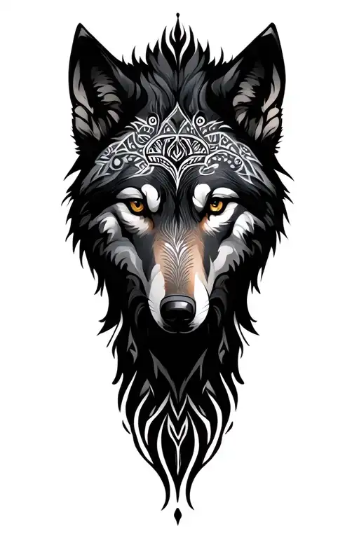 Mandala Wolf