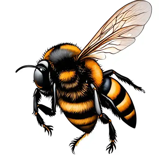 A Big Bee With A Dolphin