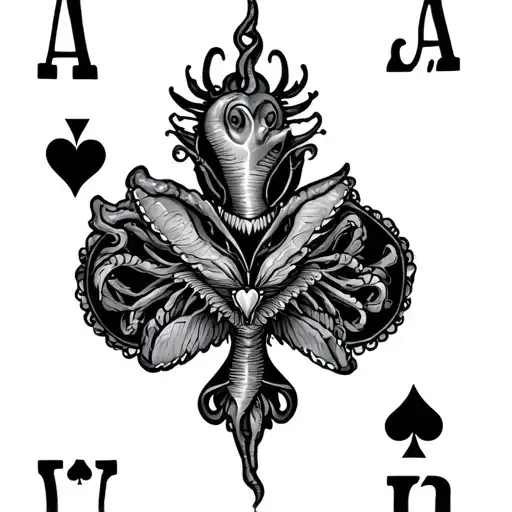 Hearts Playing Card And Spermptozoid
