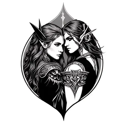 Loki And Freyja Sleeve