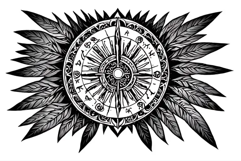 Cherokee Indian Astrology Symbols Representing The Client's