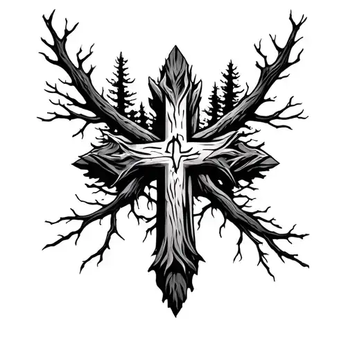 Cross In The Woods