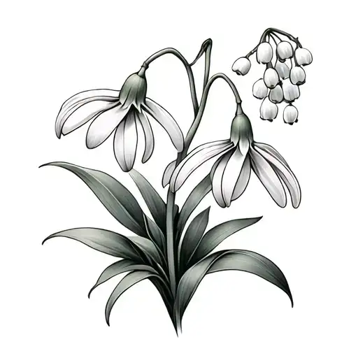 Snowdrop And Lily Of The Valley
