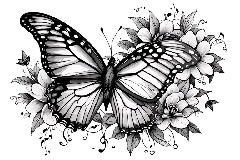 Music And Butterfly