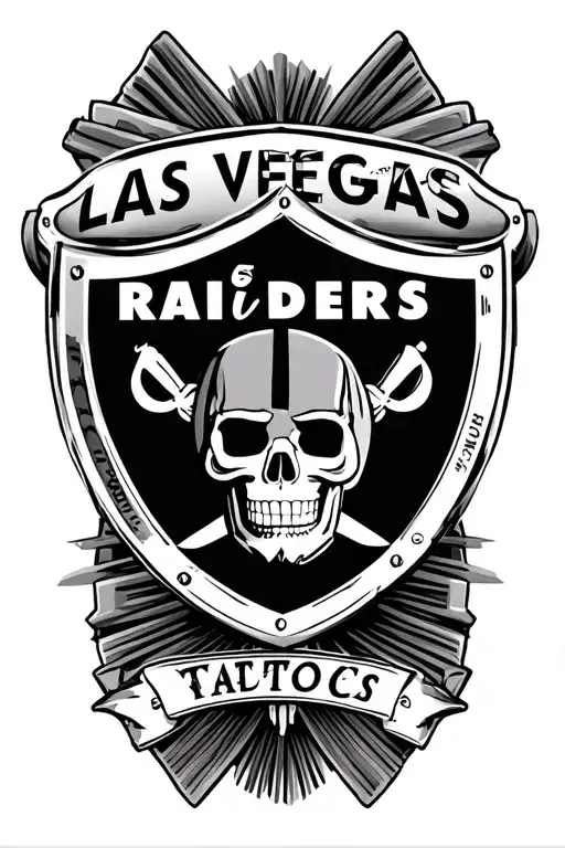 Las Vegas Raider Shield